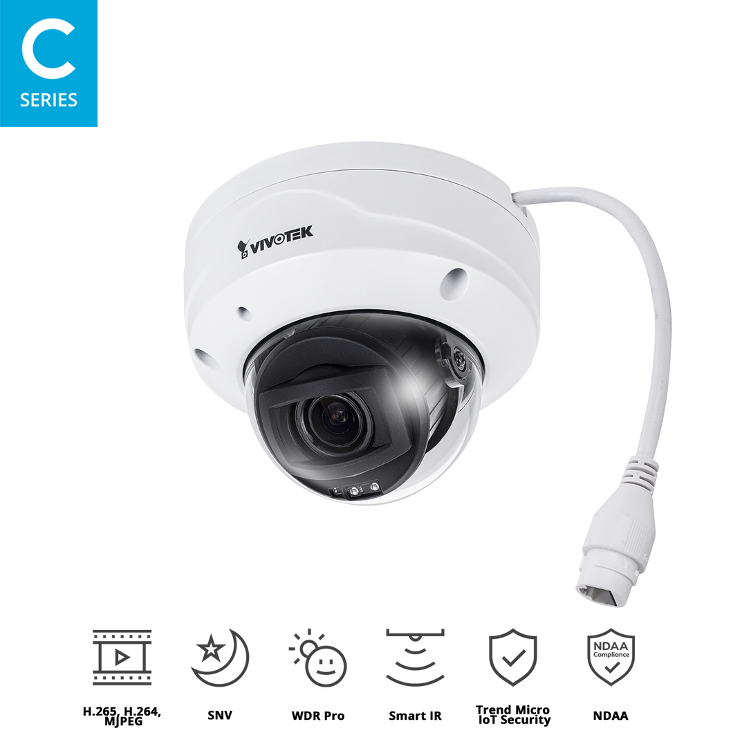 VIVOTEK 5MP MOTORISED DOME CAMERA