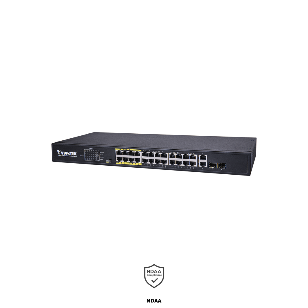 VIVOTEK 24-PORT POE SWITCH