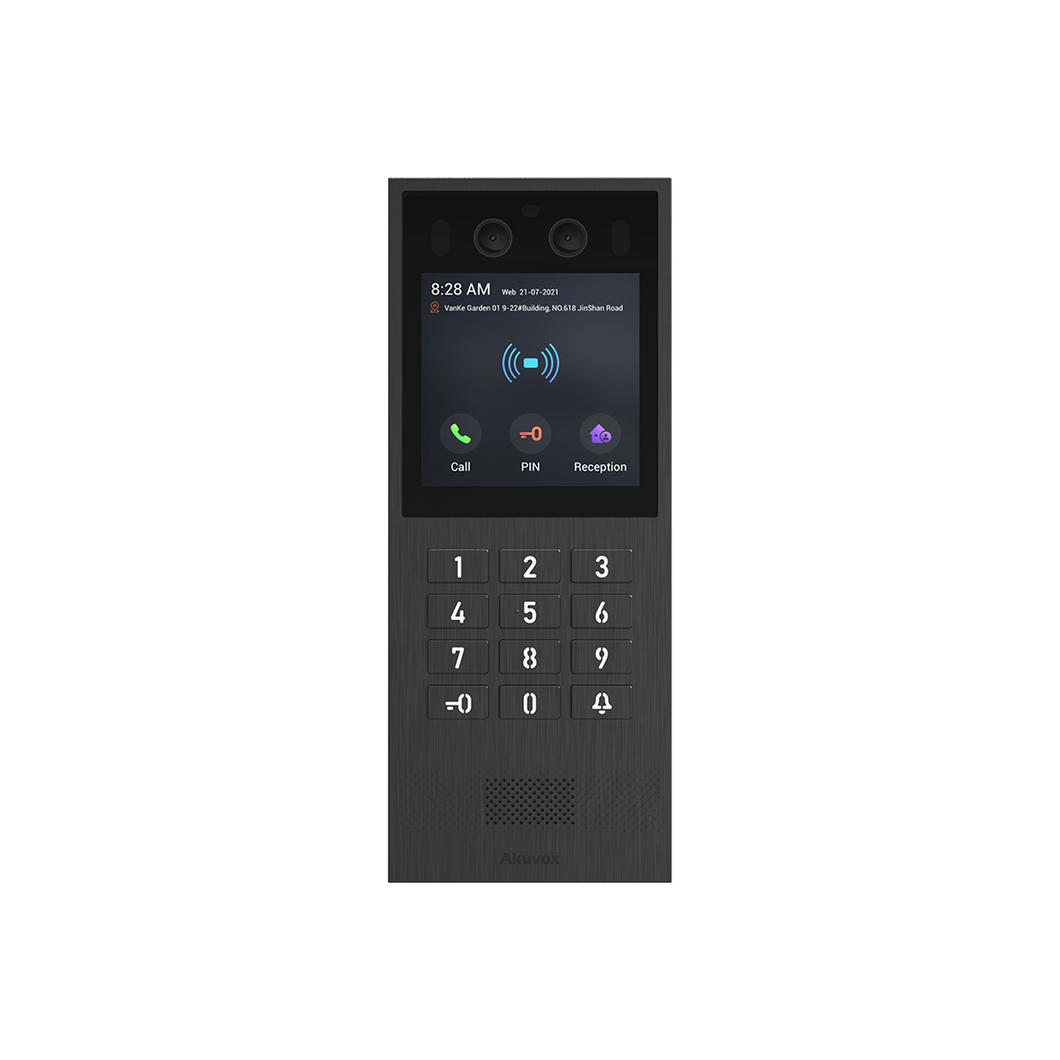 Akuvox 4 INCH PHYSICAL KEYPAD LINUX VIDEO DOOR PHONE