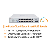 WI-TEK 16 PORTS EASY CLOUD POE SWITCH