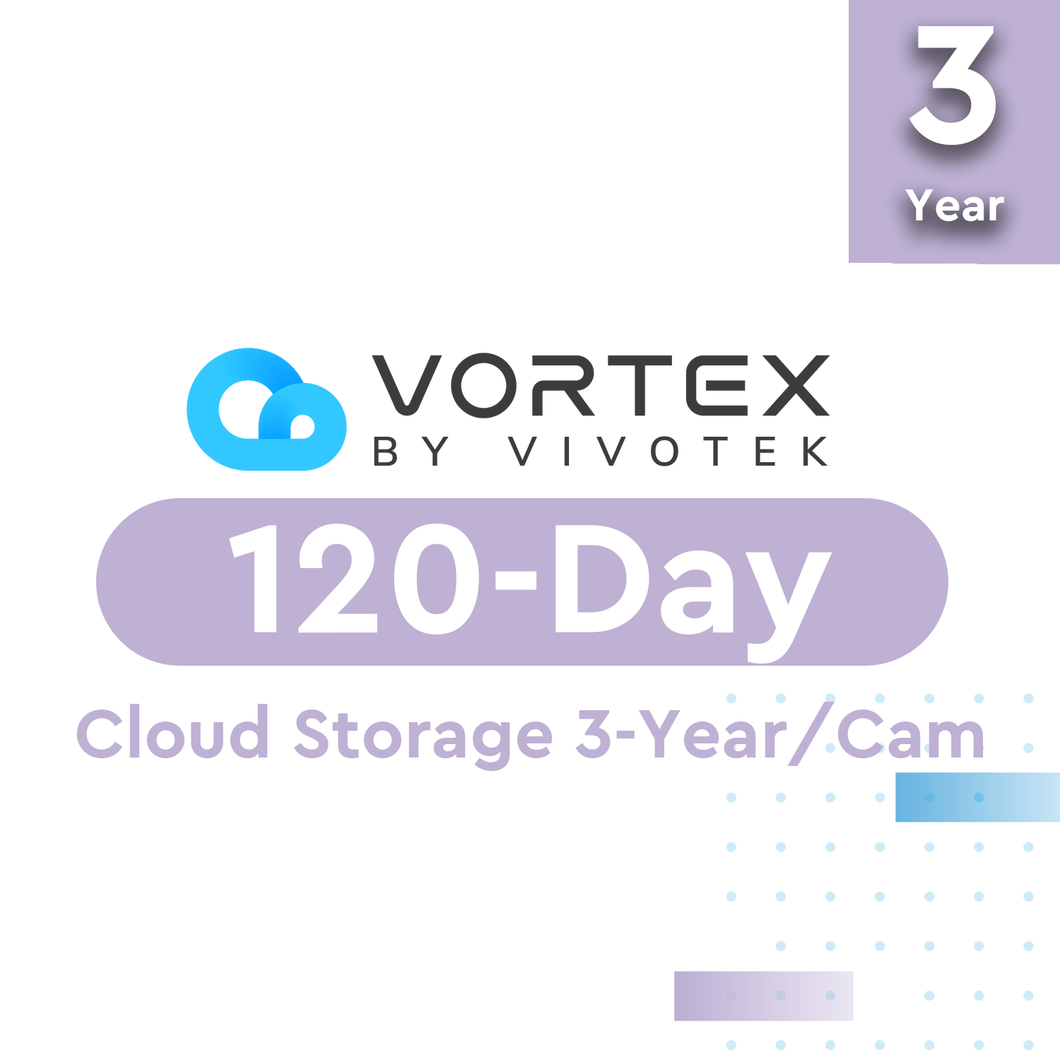 VORTEX 120-D CLOUD STORAGE 3-YEAR