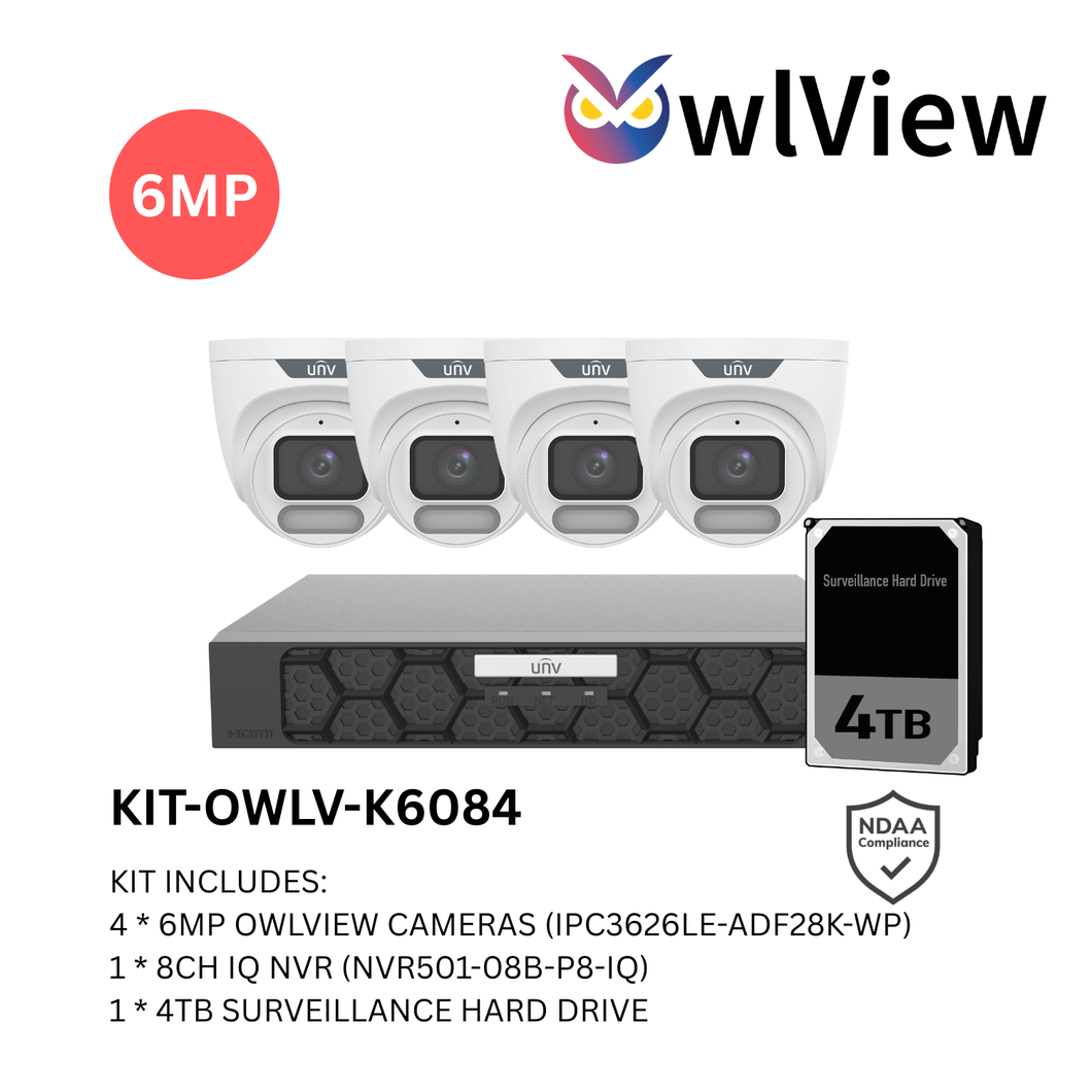 UNV 6MP 8CH OWLVIEW KIT