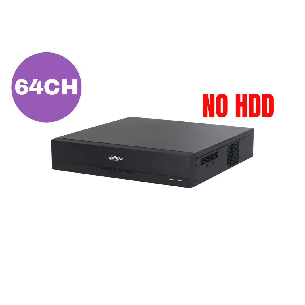 DAHUA 64CH WIZSENSE AI NVR WITHOUT HDD