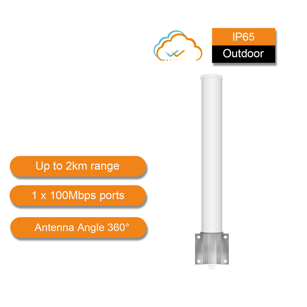 WI-TEK OUTDOOR WIRELESS 360 DEGREE COVERAGE CPE