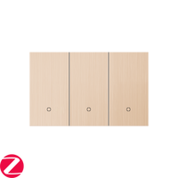 Konec Smart Switch Floating Button 3G Brushed Metal Gold no Neutral