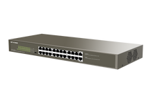 Load image into Gallery viewer, IP-COM 24-PORT GIGABIT SWITCH WITH 24-PORT POE
