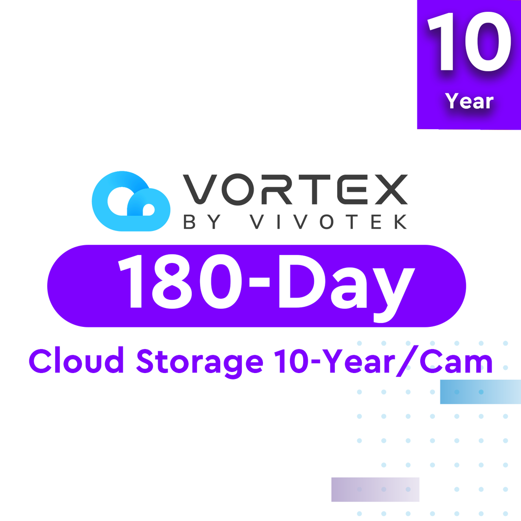 VORTEX 180-D CLOUD STORAGE 10-YEAR