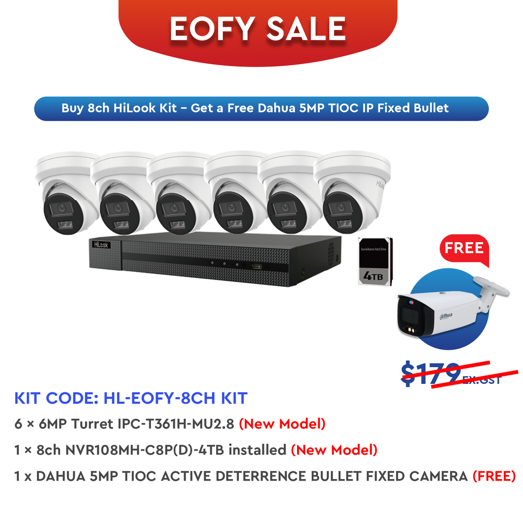 HILOOK EOFY 8CH CCTV KIT