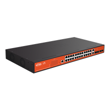 Load image into Gallery viewer, WI-TEK GIGA CLOUD MANAGED 24 PORTS POE SWITCH
