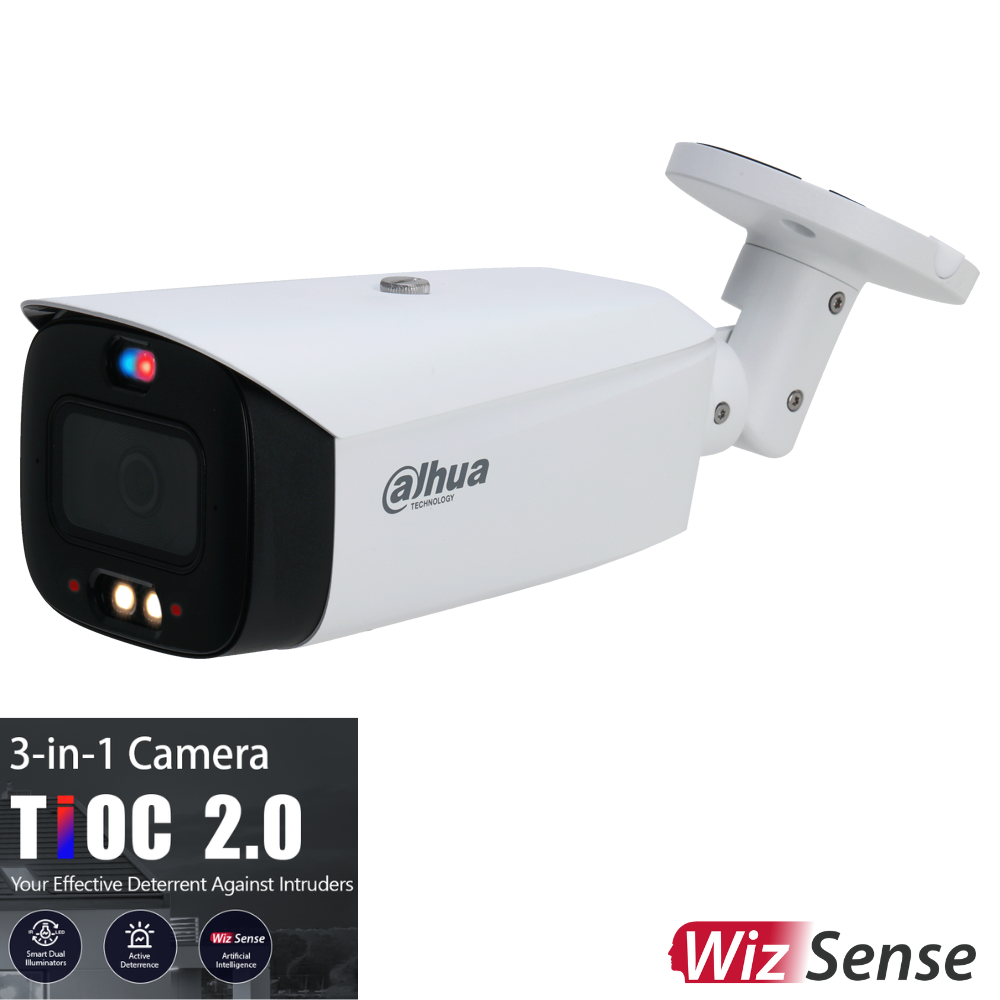 DAHUA 8MP TIOC 2.0 ACTIVE DETERRENCE BULLET FIXED CAMERA