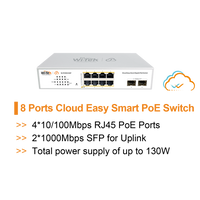 WI-TEK GIGABIT 8 PORT CLOUD POE SWITCH
