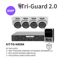 UNV 8MP 8CH TRIGUARD KIT