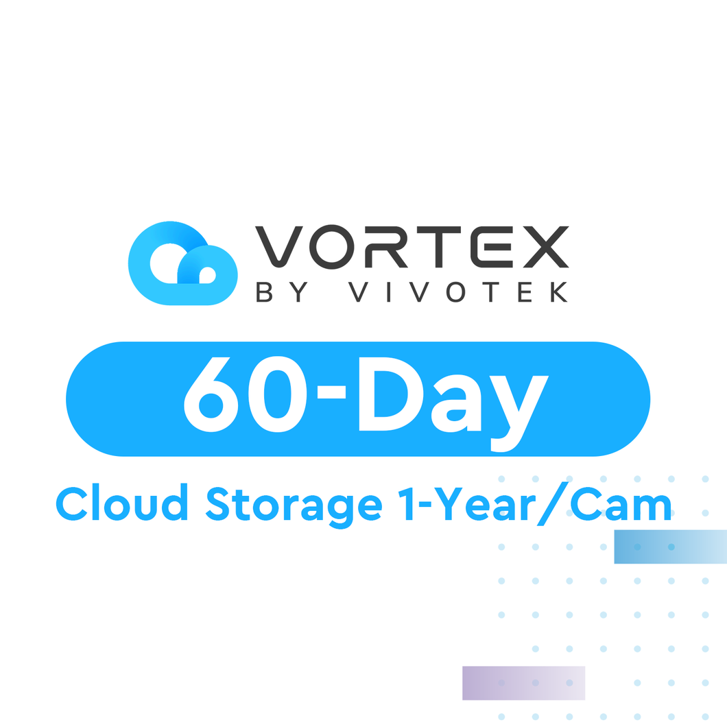 VORTEX 60-D CLOUD STORAGE 1-YEAR