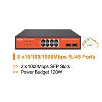 WI-TEK CLOUD EASY SMART 8 PORTS POE SWITCH