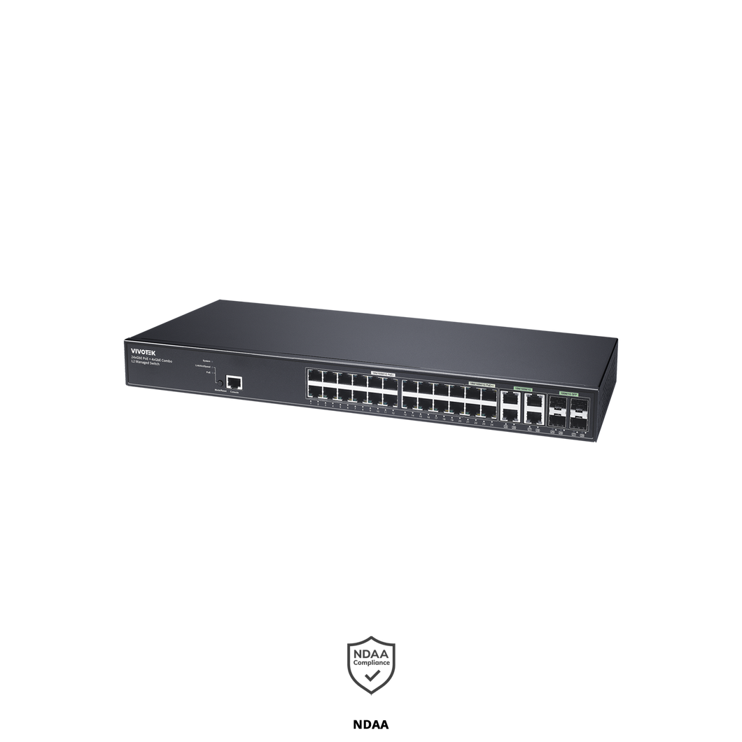 VIVOTEK 24-PORT POE SWITCH