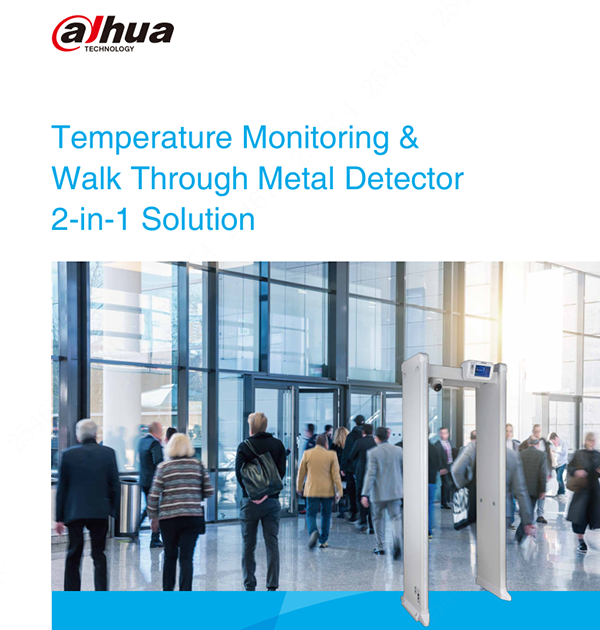 Leaflet Dahua Temperature Monitoring & Walk Through Metal Detector